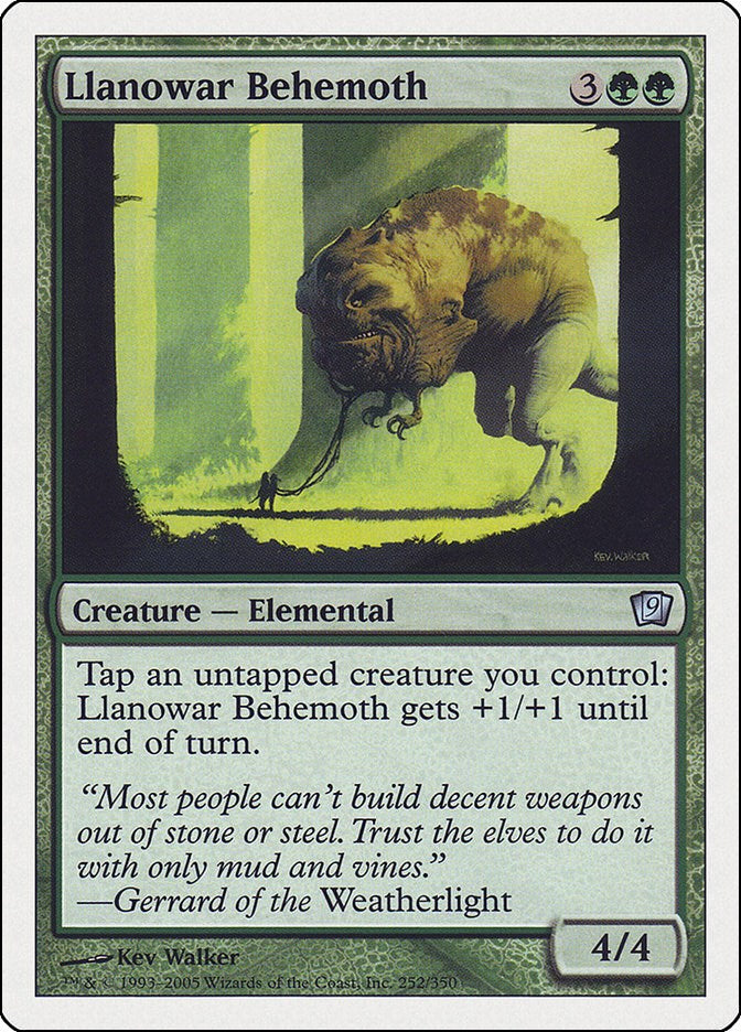 Llanowar Behemoth [9ED - 252]