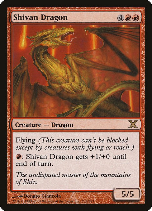 Shivan Dragon [10E - 230]