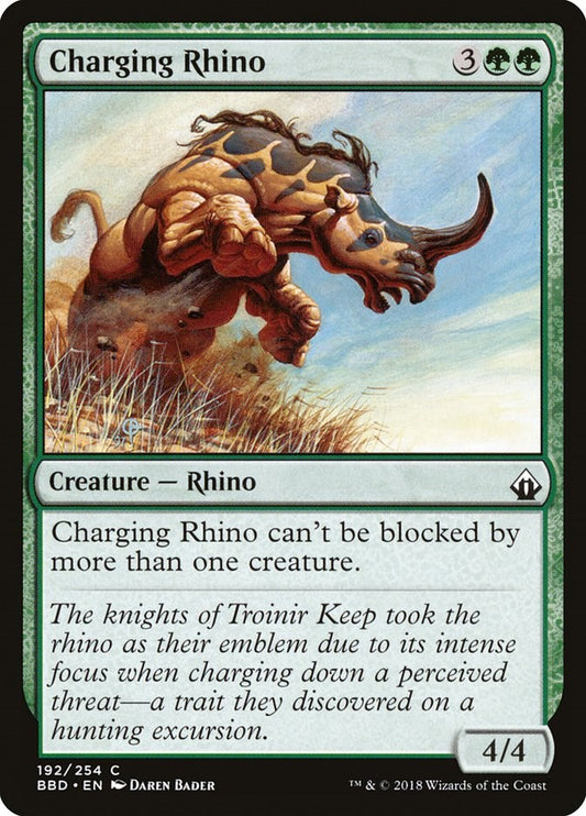 Charging Rhino [BBD - 192]