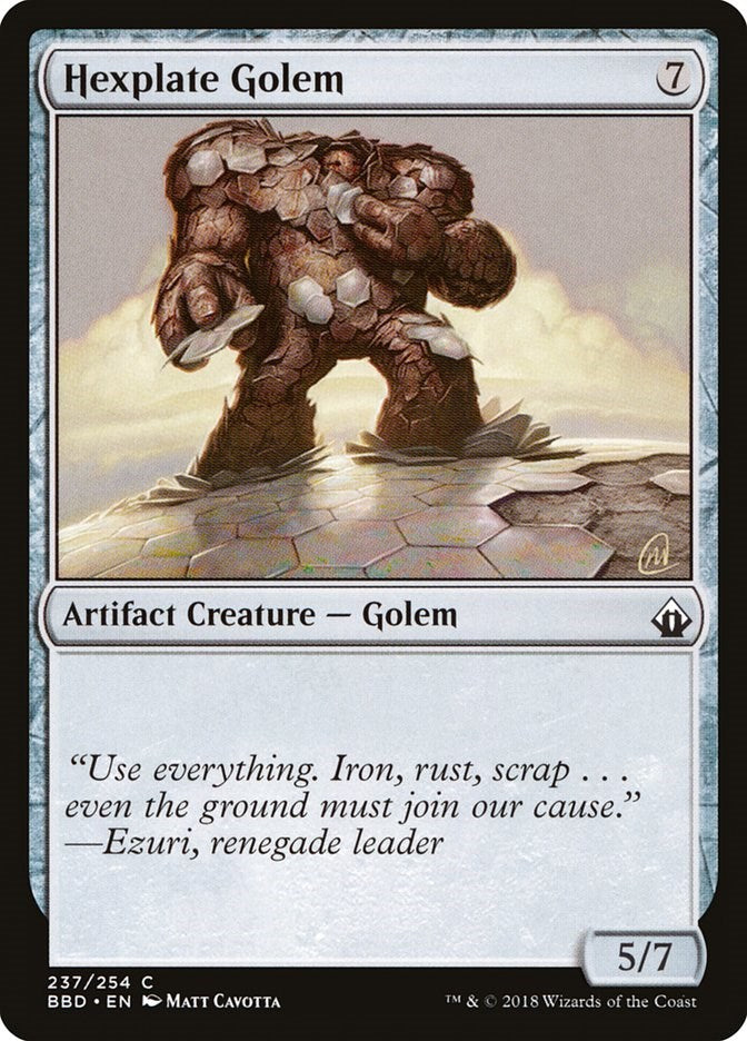 Hexplate Golem [BBD - 237]