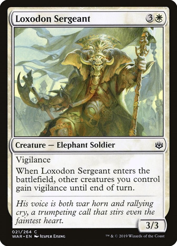 Loxodon Sergeant [WAR - 21]