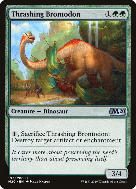 Thrashing Brontodon [M20 - 197]