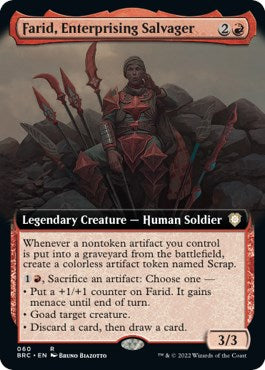 Farid, Enterprising Salvager (Extended Art) [BRC - 60]