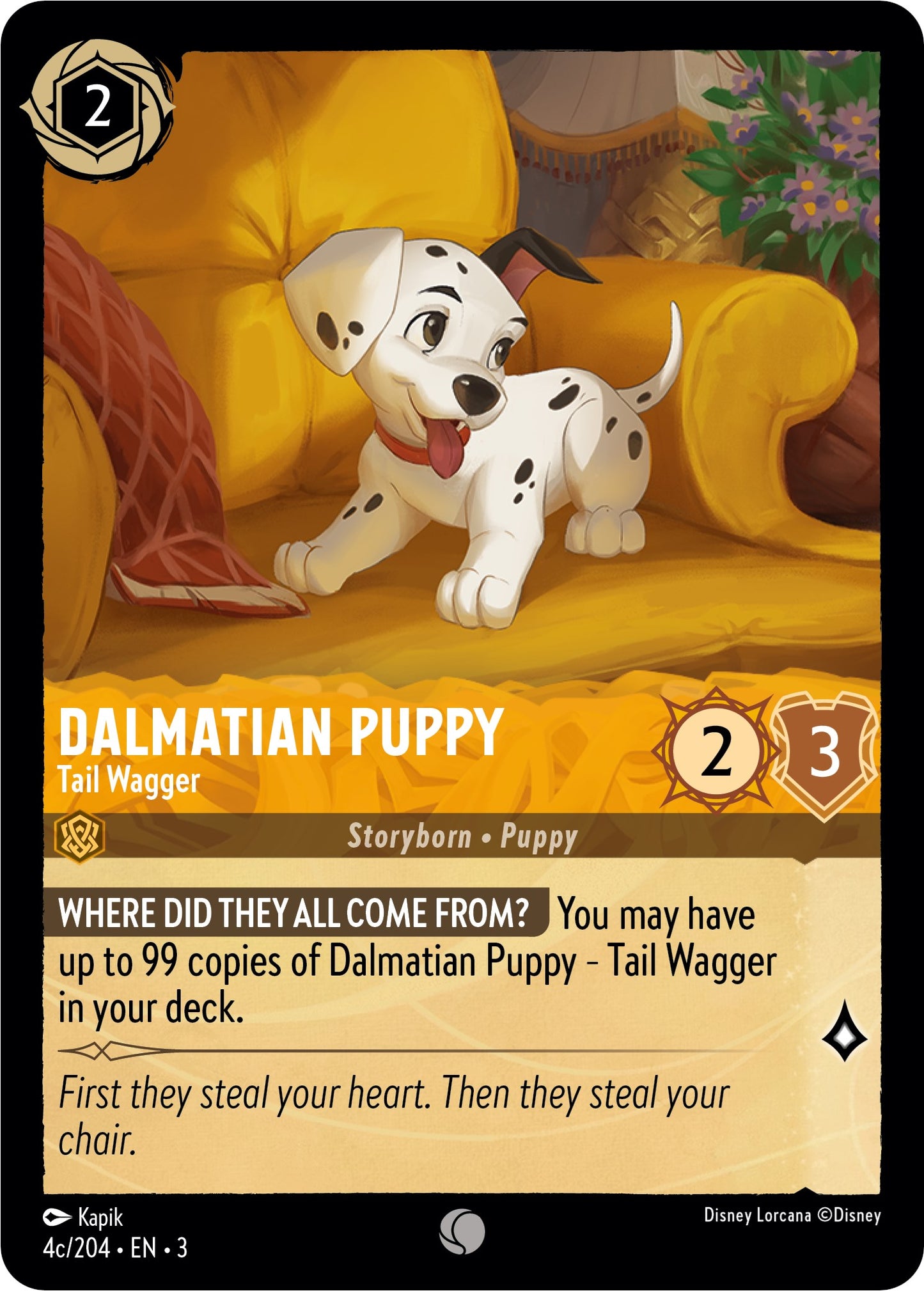 Dalmatian Puppy - Tail Wagger (4c/204) [3 - 4c/204]