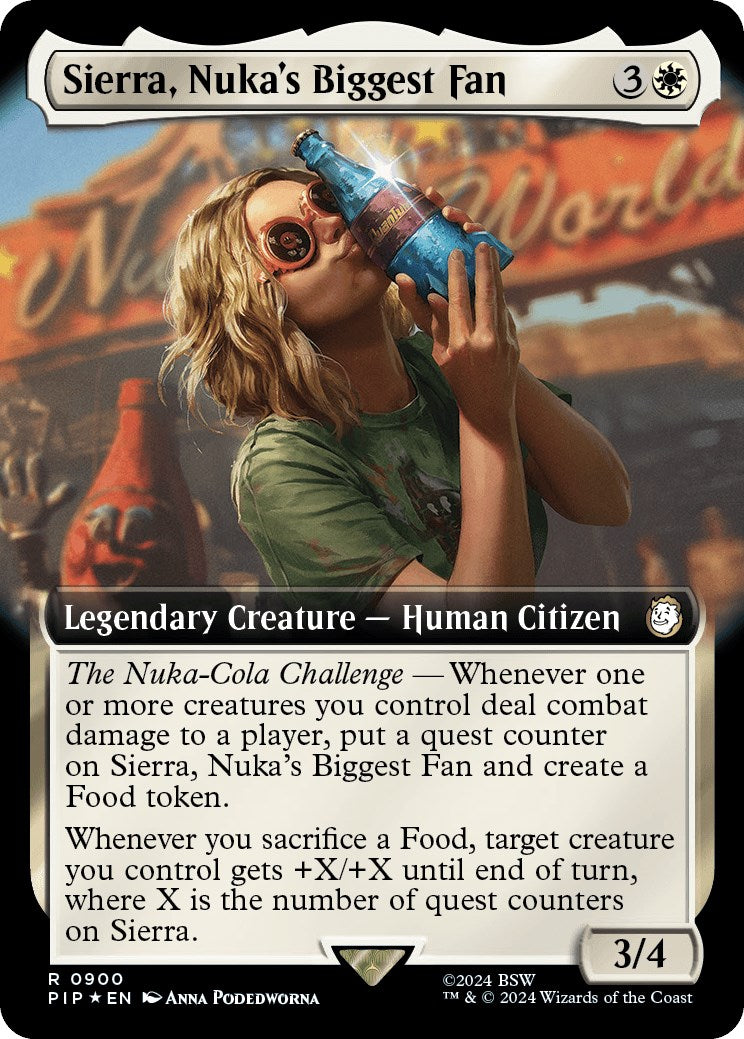 Sierra, Nuka's Biggest Fan (Extended Art) (Surge Foil) [PIP - 900]