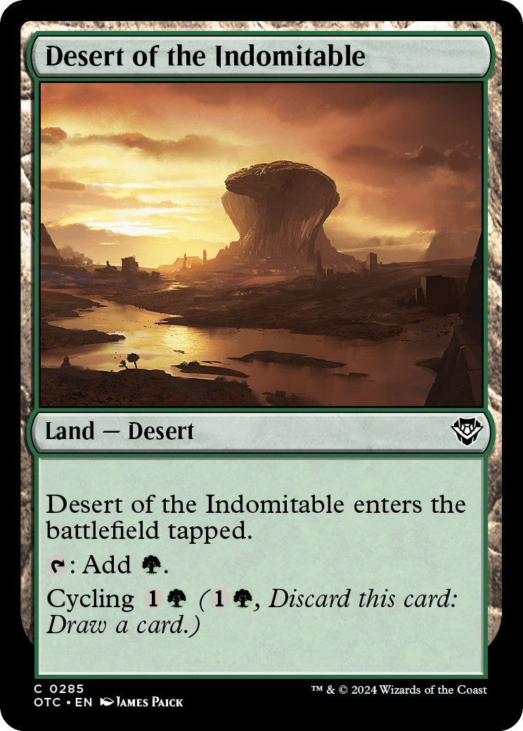 Desert of the Indomitable [OTC - 285]