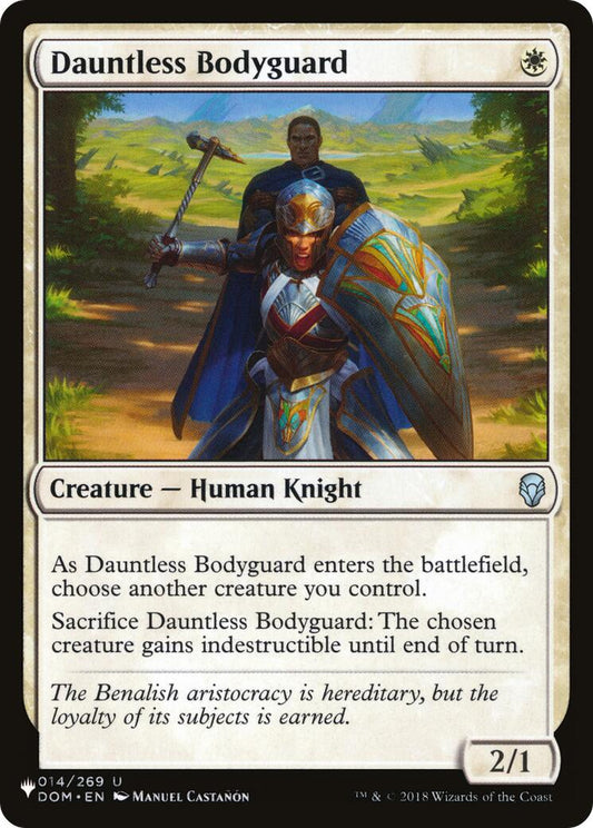 Dauntless Bodyguard [LIST - 14]