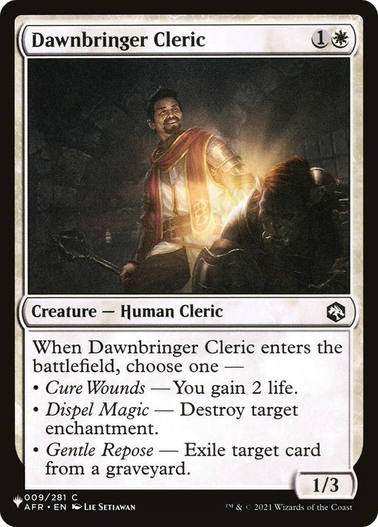 Dawnbringer Cleric [LIST - 9]