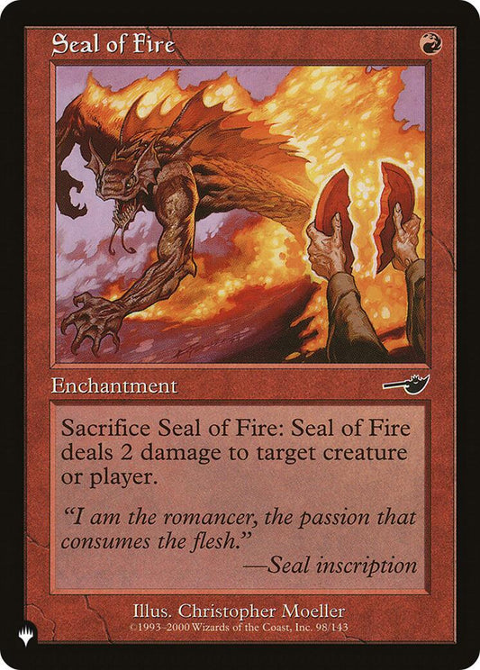 Seal of Fire [LIST - 98]